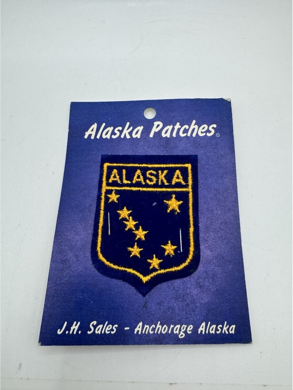 ALASKA State Flag PATCH Big Dipper NORTH STAR NEW Alaska Joe SOUVENIR NOS